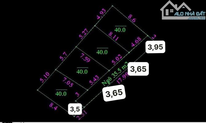 Bán đất Đông Mỹ cạnh trường cấp 3 giá 3.65 tỷ - 1