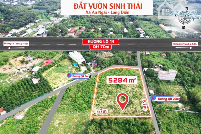 bán 5280 m đất cây lâu năm an ngãi long điền bà rịa - 2