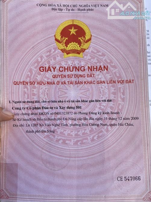 Bán đất trung tâm hành chính Điện Thắng Bắc Sát Hòa Phước, có sổ đỏ. đừng QH 8,5M - 3