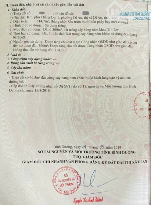 33,8Tỷ TL🔥Bán đất 2MT trước Sau (614,7m2) Mặt Tiền đường Nguyễn Du, p.Dĩ An, Tp.Dĩ An - 8