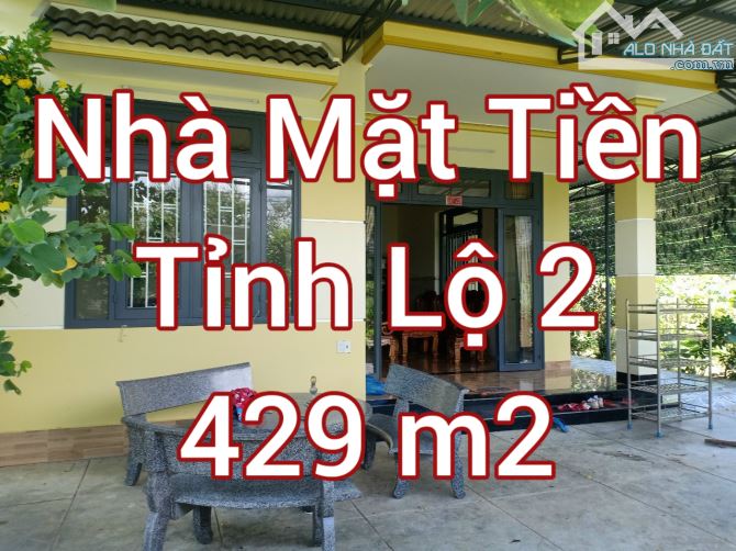 Bán nhà 3 mặt tiền Tỉnh Lộ 2, Diên Thọ, Diên Khánh.  - Đường 12m, quy hoạch 30m. Và 2 đườn