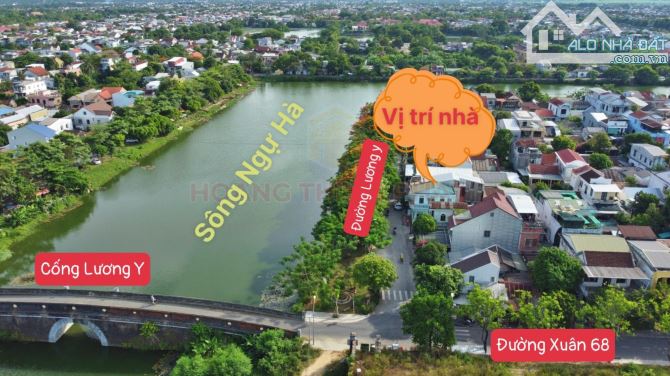 BÁN NHÀ 2 TẦNG 2 MẶT TIỀN ĐƯỜNG VIEW SÔNG THOÁNG MÁT