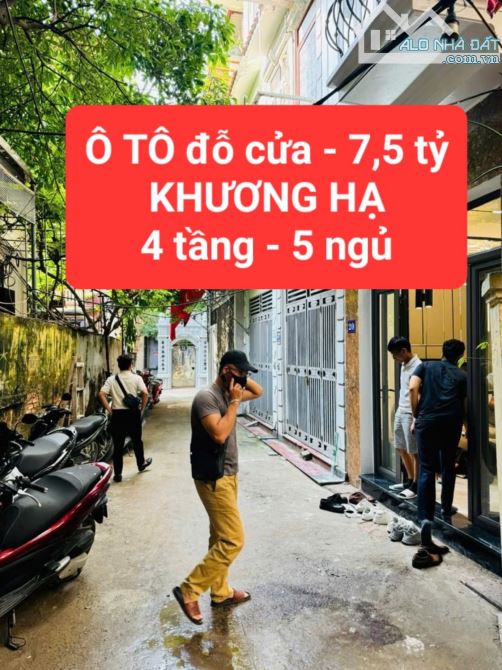 xót 1 căn Ô TÔ đỗ cửa - KHƯƠNG HẠ (Ngã Tư Sở) - 5 ngủ ‼️