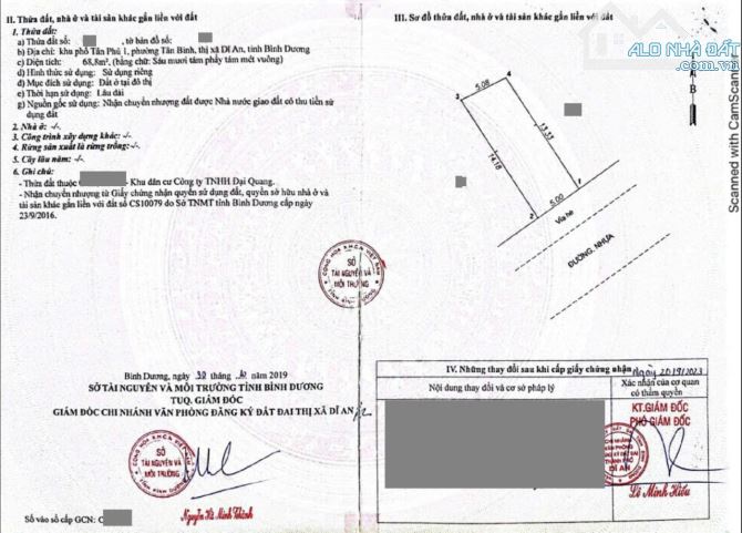 Nhà gần ngã tư Chiêu Liêu, Khu Đại Quang, 69m2 ngang 5m, đường ô tô thông, 1632 Dĩ An - 10