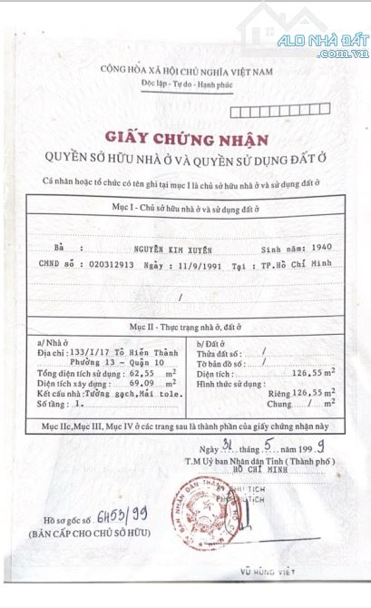 Bán toà nhà VP 1 hầm 7 tầng có thang máy , Bán toà nhà VP Quận 10 - 13