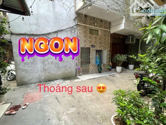 LÔ GÓC 2 THOÁNG - CÓ SÂN - NGÕ NÔNG THÔNG RỘNG 3M - 5P RA HỒ NGỌC KHÁNH/ HỒ GIẢNG VÕ - 2