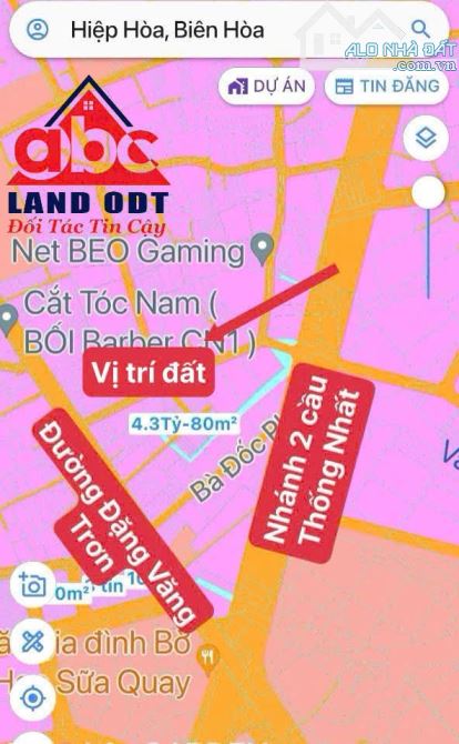 D331 Bán nhanh lô đất cuối cách Đặng Văn Trơn 50m.P.Hiệp Hòa, Biên Hoà *** Ngay Vành Đai c - 3