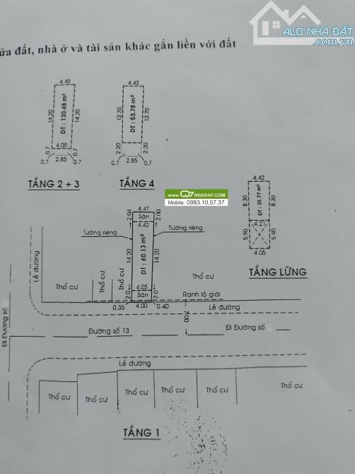 Bán nhà 5 tầng mặt tiền đường số 13 phường Tân Kiểng, vị trí đẹp liền kề chợ Tân Quy - 5