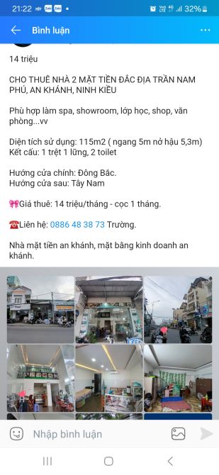 Nhà 2 mặt tiền đắc địa Trần Nam Phú - 1