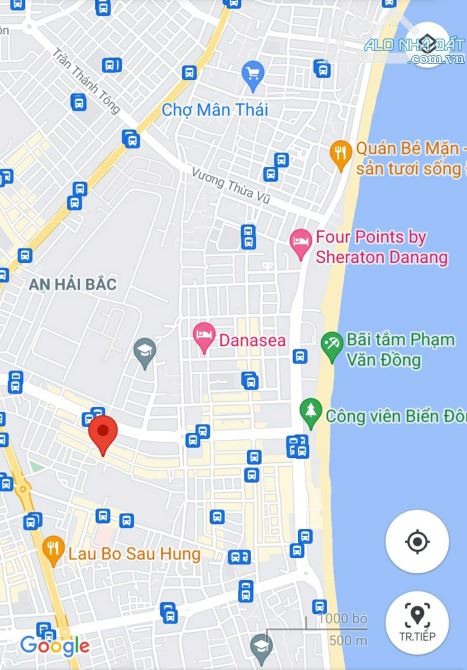 BÁN NHÀ 3 TẦNG KHU BIỂN MỸ KHÊ MT ĐƯỜNG TẠ MỸ DUẬT