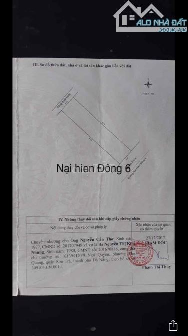 Bán đất Mt Nại Hiên Đông - Đối diện công viên Dt 72m2 Hướng Đông Nam Giá Rẻ