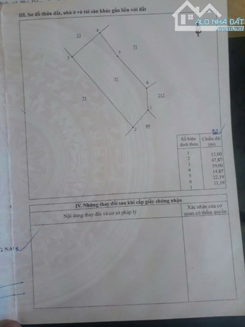 Kẹt tiền cần bán gâp lô đất 830m2 giá 720 triệu, tại Phước Khánh