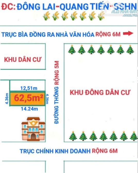 BÁN ĐẤT ĐÔNG LAI, QUANG TIẾN, SÓC SƠN..ĐƯỜNG 5M. - 2