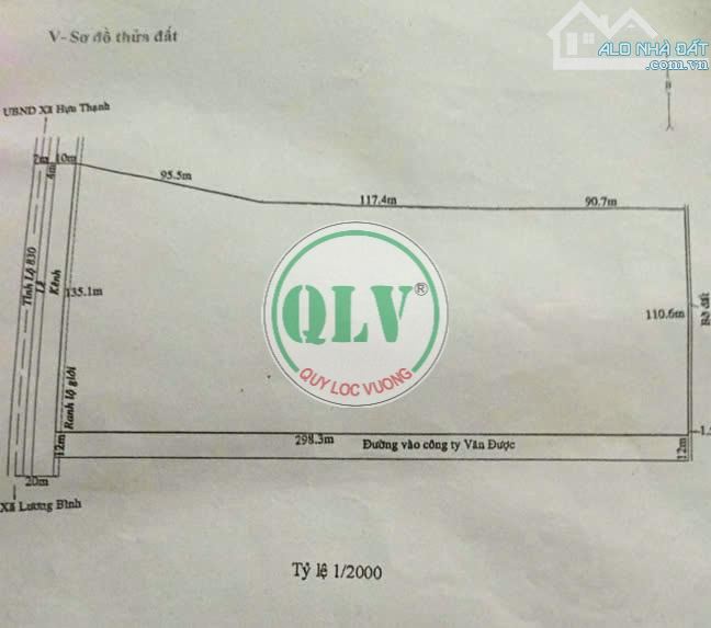 Bán đất trống 34.892 m2 gần KCN Hựu Thạnh, Long An. - 2