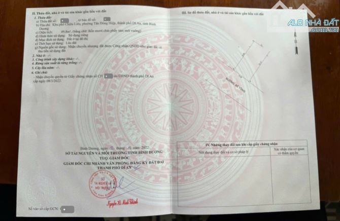 1,99Tỷ TL🔥Bán đất đường thông, gần ngã tư Chiêu Liêu 500m, p.Tân Đông Hiệp, Tp.Dĩ An - 3