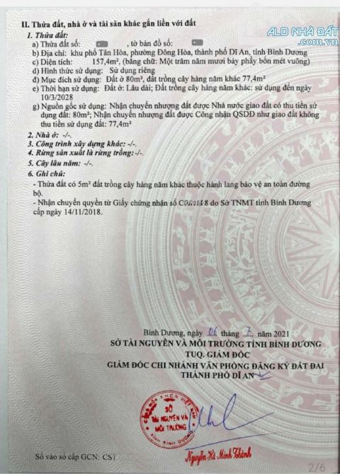 13Tỷ TL🔥Bán đất Mặt Tiền đường Lương Định Của 157,4m2, p.Đông Hòa, Tp.Dĩ An - 5