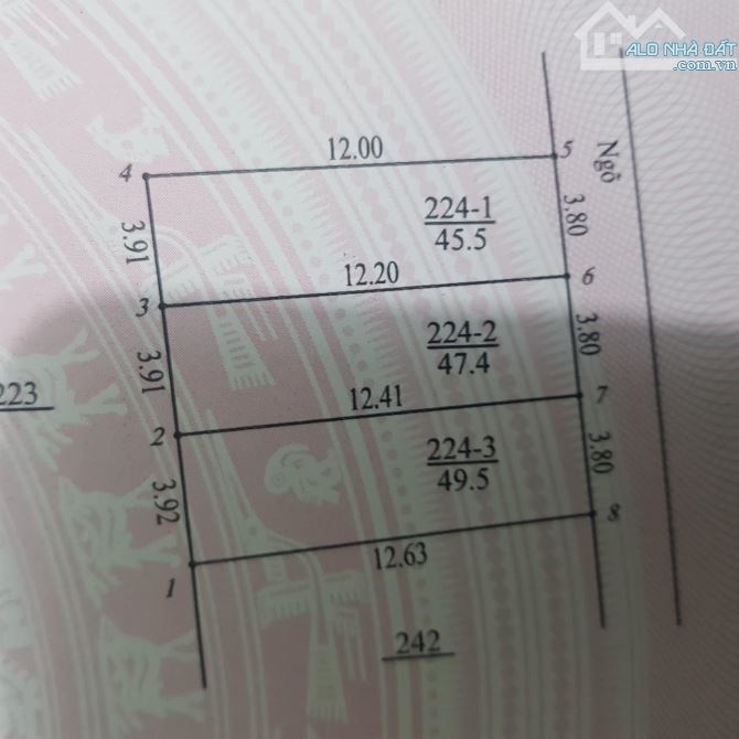 Bán đất Quyết Tiến, ngõ thông, ô tô , 200m ra đại lộ thăng long , 49,5m giá đẹp