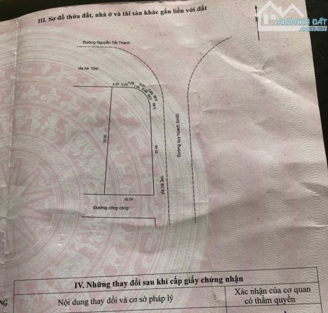 Siêu phẩm 3 mặt tiền Nguyễn Tất Thành. Quận Thanh Khê. S= 235m2 giá: 25 tỷ view bãi tắm..