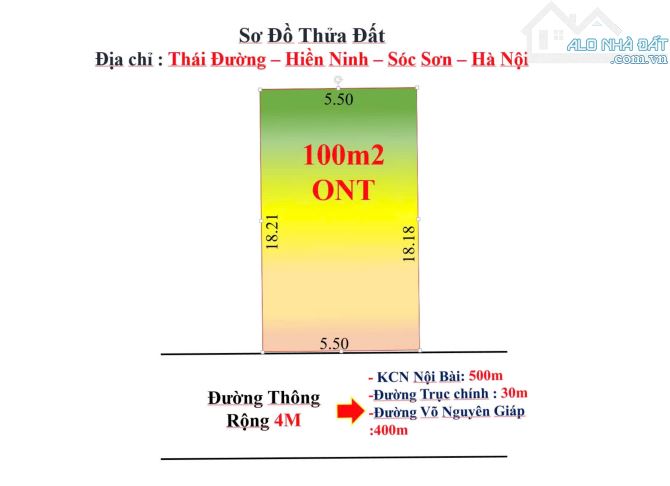 🔥🔥🔥mở bán hàng Fo  thái đường hiền ninh- sóc sơn  ✅✅DT: 100m phun thổ cư  ✅✅mt:5m hậu 5