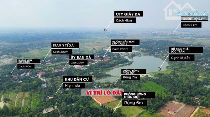 Bán đất Thọ Tân-Thanh Hóa sau ủy ban xã và trường học, giá đầu tư chỉ 2xx