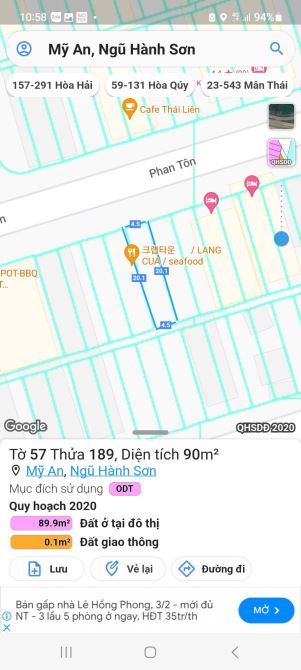 9/ Bán 3 lô đất liền kề đường 7m5 Phan Tôn, khu phố Tây an thượng - 1