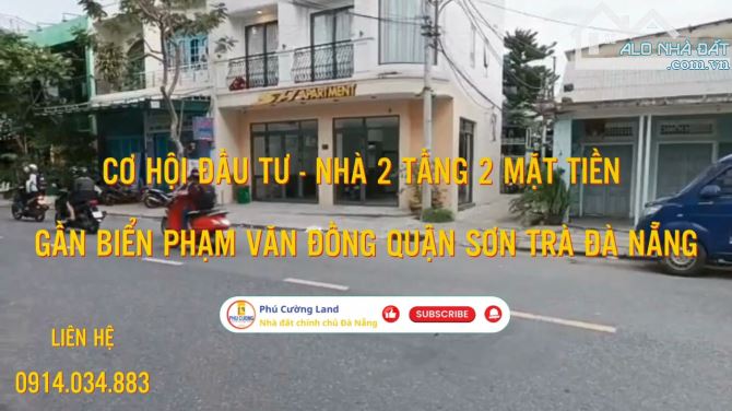 CƠ HÔI ĐẦU TƯ - NHÀ 2 TẦNG 2 MẶT TIỀN GẦN BIỂN PHẠM VĂN ĐỒNG QUẬN SƠN TRÀ ĐÀ NẴNG - 2