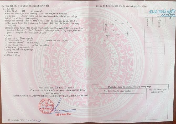 Hạ giá chủ bán gấp lô đất Ninh Thượng 636m2 ngang 18m, giá tốt chỉ 750 triệu - 5