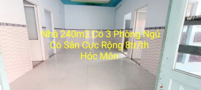 Nhà Rộng 16x16m Đường Trần Thị Bốc x.thới tam thôn Hóc môn Giá 8.5tr/th Cọc 2th