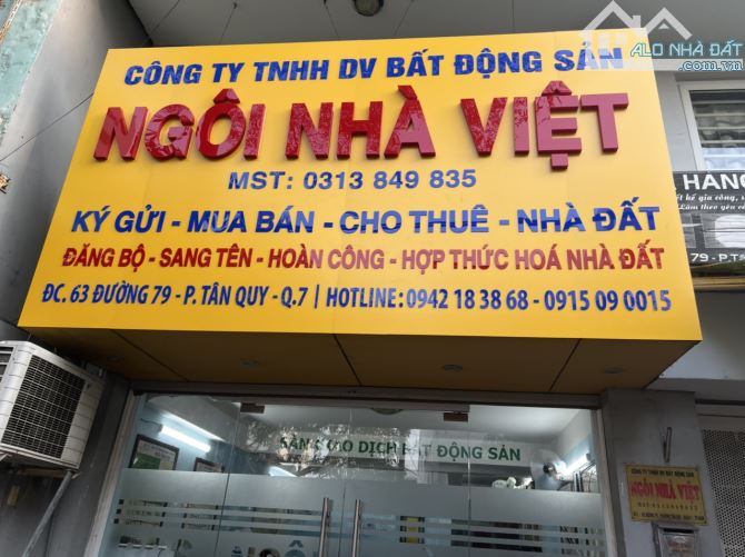 Bán Nhà Đất Mặt Tiền Đường Số 79 . P Tân Quy. Quận 7. - 1