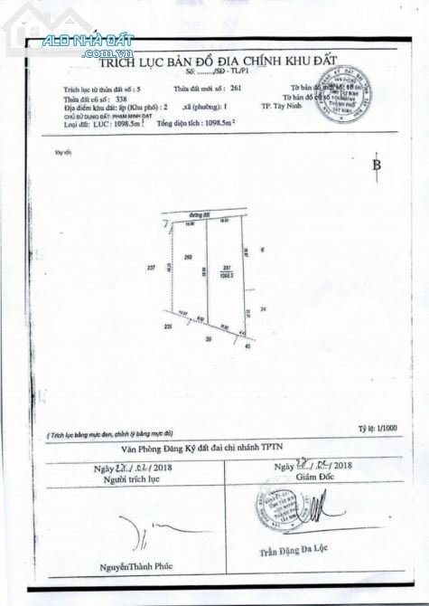 CHÍNH CHỦ BÁN ĐẤT VƯỜN HẺM 2 TRẦN VĂN TRÀ, KP 2, PHƯỜNG 1, TP TÂY NINH - 7