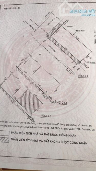 NHÀ 2 MẶT TIỀN ,HXH, TRẦN HƯNG ĐẠO, P.CẦU KHO,Q1.DT:6X14, 1 TR3L, GIÁ:23,5 TỶ - 2