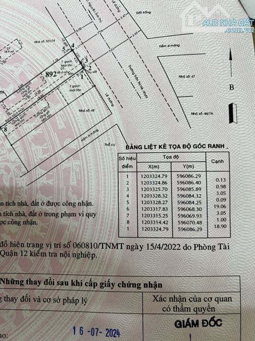 MẶT TIỀN (4X23) NHÀ C4 + 5PT TRẦN THỊ HÈ, P. HIỆP THÀNH, Q12 GIÁ 5.XT - 3