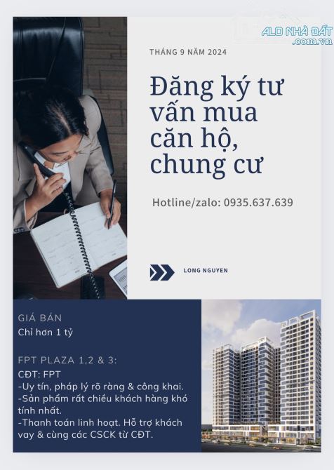 FPT Plaza 3. Căn hộ giá từ CĐT. - 7