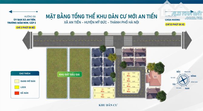 Bán đất trung tâm xã An Tiến Mỹ Đức Hà Nội