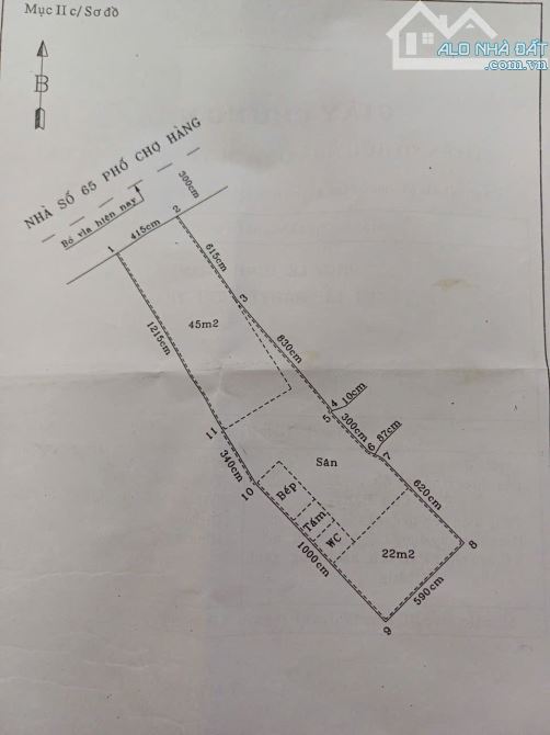 Bán 128m đất mặt chợ Hàng Cũ. Gần Bốt Tròn. Giá 12.5 tỷ