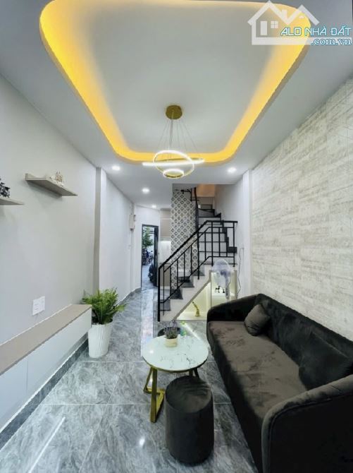 🏡 NHÀ MỚI XINH HẺM XE HƠI  📍Hồ Biểu Chánh khu VIP P11  3 tầng hoàn công đủ ☘️ - 1