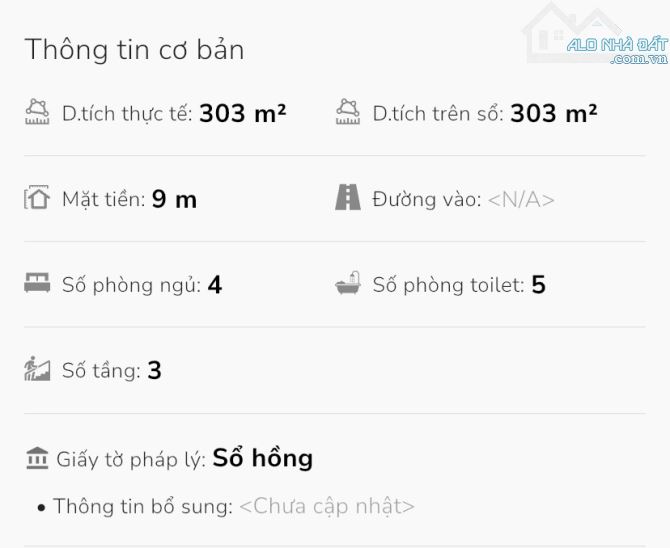 Mặt Phố Biển Thành Phố Đáng Sống S: 303m2 ngang 10m - 14