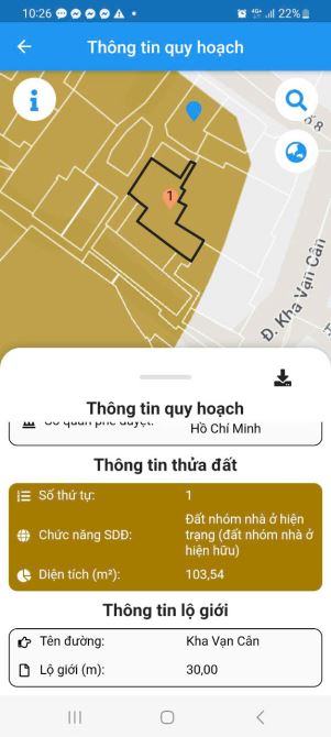 Chính chủ bán bán nhà  3/1 đường 8, Phường Linh Tây. Giá 60M2. Ngang nhà  10M - 7