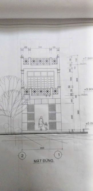 Nhà 2 tầng  DT72m2, ngang 4.5m vuông vức. -3PN có PN dưới, 2WC, phòng thờ, sân thượng. - 2