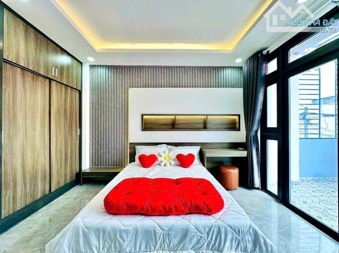 Nhà mới siêu đẹp, đối diện Chợ Hạnh Thông Tây, 4 tầng, 48m2, hơn 5 tỏi - 2