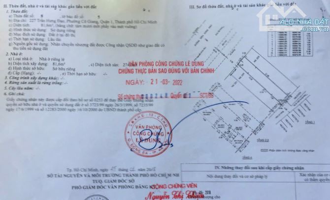 Bán Nhà Mặt Tiền 227 Trần Hưng Đạo, Phường Cô Giang, Quận 1 DT 4x23m 5 tầng Giá 46 tỷ - 1