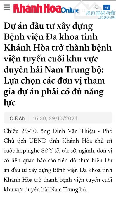 Cần chuyển nhượng đất mặt đường nhựa rộng 13m TĐC Đất Lành, Vĩnh Thái, Nha Trang. - 5