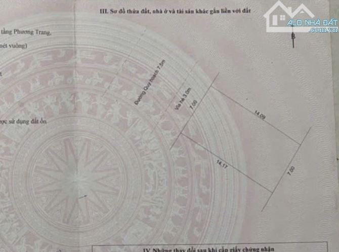 Bán đất mặt tiền đường Phú Lộc 22, ngang 7m sát biển - Giá 4 tỷ 9