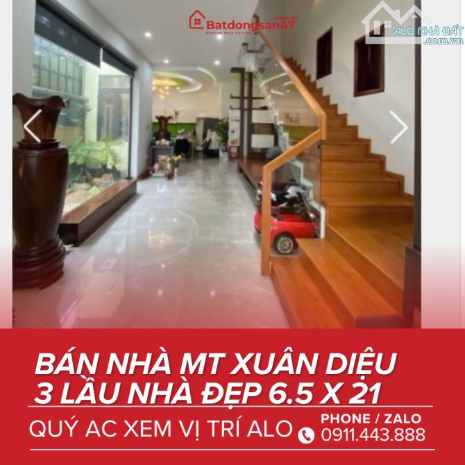 💥NHÀ 3 LẦU MẶT TIỀN XUÂN DIỆU - NGUYỄN ĐÌNH CHIỂU