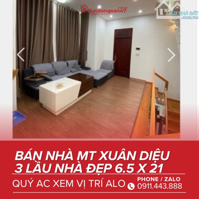 💥NHÀ 3 LẦU MẶT TIỀN XUÂN DIỆU - NGUYỄN ĐÌNH CHIỂU - 1