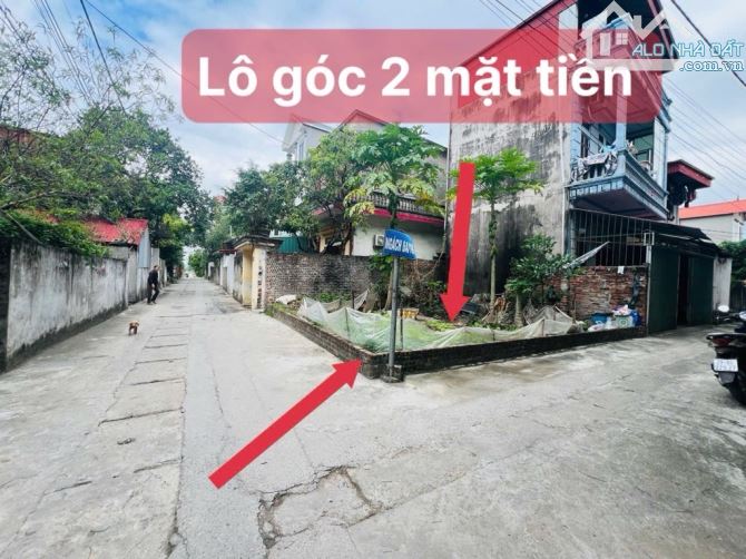 ĐẤT LÔ GÓC 2 MẶT THOÁNG NAM HỒNG KHỔ ĐẤT VUÔNG NỞ HẬU,  ĐƯỜNG THÔNG 2 Ô TÔ TRÁNH NHAU - 1