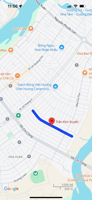 Bán đất đường 7m5 Trần Kim Xuyến,Hòa Xuân,Cẩm Lệ giá 4 tỷ tl - 1