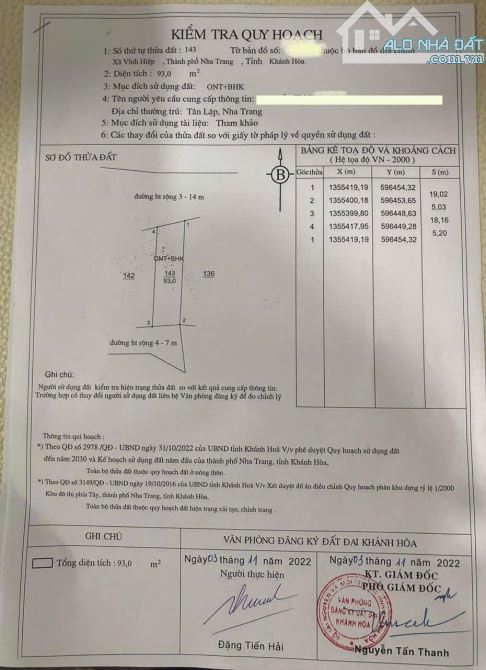 Bán lô đất full thổ cư Vĩnh Hiệp Nha Trang giá tốt - 3