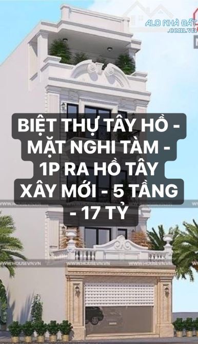 [CẦN BÁN GẤP] BIỆT THỰ 100m2 NGHI TÀM - MẶT PHỐ - OTO VÀO NHÀ  - KINH DOANH - 1P HỒ TÂY