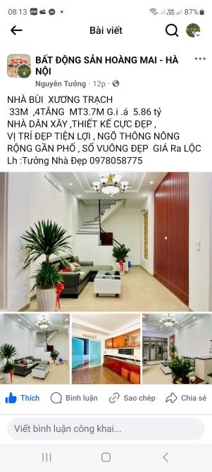 NHÀ BÙI  XƯƠNG TRẠCH  33M  ,4TÂNG  MT3.7M G.i .á  5.86 tỷ  NHÀ DÂN XÂY ,THIẾT KẾ CỰC ĐẸP ,